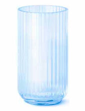 Lyngby Vase 20cm Light Blue Glass Lyngby Blue