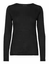 Wool/tencel Tee Long Sleeve Panos Emporio Black