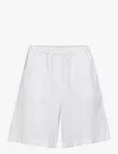 Mmemmie Linen Bermuda Shorts Mos Mosh White