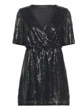 Vmkaje 2/4 Short Dress Jrs Vero Moda Black
