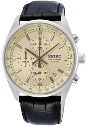 Seiko Herreur Ssb383p1 Conceptual Antikhvid/læder Ø42 Mm