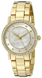 Akribos Xxiv Dameur Ak880yg Crystal Sølvfarvet/gul Guldtonet Stål