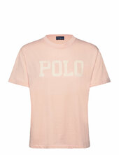 Logo Cotton Jersey Crewneck Tee Polo Ralph Lauren Pink