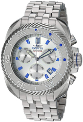 Invicta Herreur 26419 Jason Taylor Sølvfarvet/stål Ø50 Mm