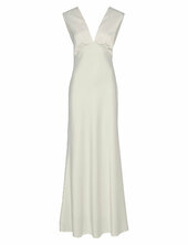 Yasdottea Ss Train Dress S. - Celeb Yas White