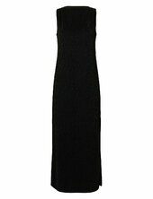 Slfanita Twisted Ankle Dress Selected Black
