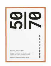 Frame Orange Plexi - 50x70 Cm Paper Collective Patterned