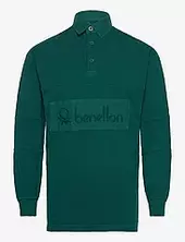 L/s Polo Shirt United Colors Of Benetton Green