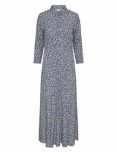 Yassavanna Long Shirt Dress S. Noos Yas Blue