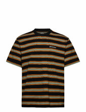 M York Stripe Tee Ss Dickies Black