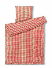 Bæk&bølge Bed Linen 140x220 Cm Red/yellow Dk Juna Red