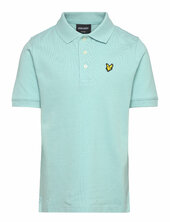 Plain Polo Shirt Lyle & Scott Blue