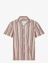 Lawson Stripe Ss Shirt Les Deux Red