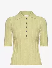 Wide Rib Top House Of Dagmar Green