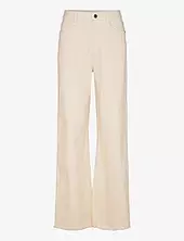 Msennie Wide Leg Jeans Minus Cream