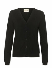 Crdela Knit Cardigan Cream Black