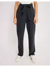 Pieces Pcboss Hw Paperbag Straight Pants N Bukser Ombre Blue