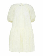 Slfmanuela 2/4 Short Structure Dress B Selected Cream
