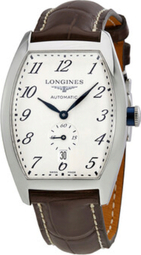 Longines Herreur L2.642.4.73.4 Evidenza Sølvfarvet/læder