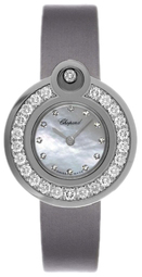 Chopard Dameur 204407-1002 Happy Diamonds Hvid/satin