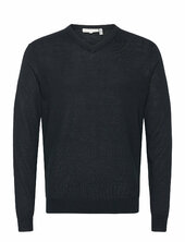 Fine Merino V-neck Knit Tom Tailor Black