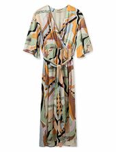 Mmkella Pictus Wrap Dress Mos Mosh Green