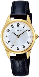 Lorus Dameur Rrs98ux9 Classic Sølvfarvet/læder Ø30 Mm
