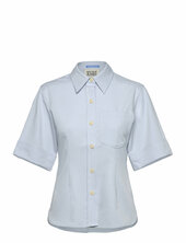 Fitted Short Sleeve Shirt Scotch & Soda Blue
