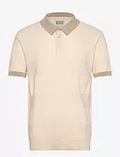 Regular-fit Knitted T On T Striped Polo Scotch & Soda Cream
