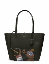 Faux-leather Reversible Tote Bag Lauren Ralph Lauren Black