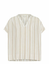 Kamilia Wing Sl Blouse Kaffe Beige
