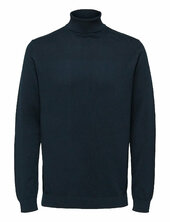 Slhberg Roll Neck Noos Selected Navy