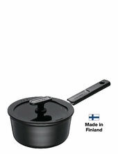 Hard Face Saucepan 1,8l W/lid Fiskars Black