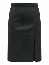 Onloline Life Faux Suede Skirt Otw Only Black