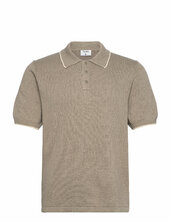 Linen Cotton Knit Polo Filippa K Beige