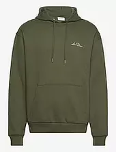 Crew Hoodie Les Deux Green