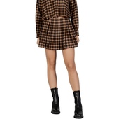 Korte Nederdele Only  Onlcat Life Hw Plisse Check Skirt Pnt 15357804