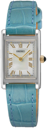 Seiko Dameur Swr101p1 Classic Sølvfarvet/læder