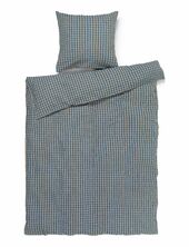 Bæk&bølge Bed Linen 140x200 Cm Blue/ochre No Juna Blue