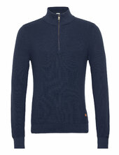 Bhcodford Halfzip Knit Noos Blend Navy