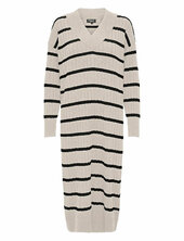 Onlnew Tessa L/s Midi V Dress Knt Only Cream