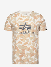 Basic T-shirt Camo Alpha Industries Beige