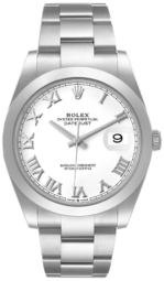 Rolex Herreur 126300-0015 Datejust 41 Hvid/stål Ø41 Mm