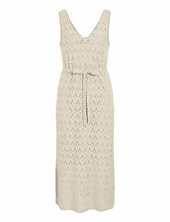 Viamalina V-neck S/l Midi Dress/pb Vila Beige