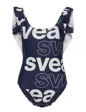 W. Ruffle Swimsuit Svea Blue
