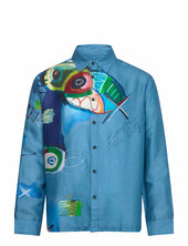 Tencel Placement Printed Relaxed-fit Shirt Scotch & Soda Blue