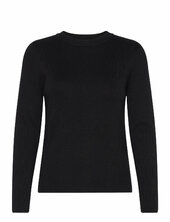 Objester Sli L/s Knit Pullover Noos Object Black