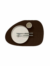 4-set Table Mat Curve L Nupo Lind Dna Brown