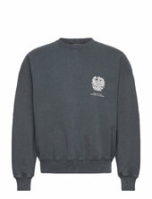 Monogram Printed Crewneck Han Kjøbenhavn Black