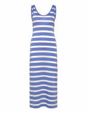 Striped Tank Top Jersey Midi Dress Gant Blue